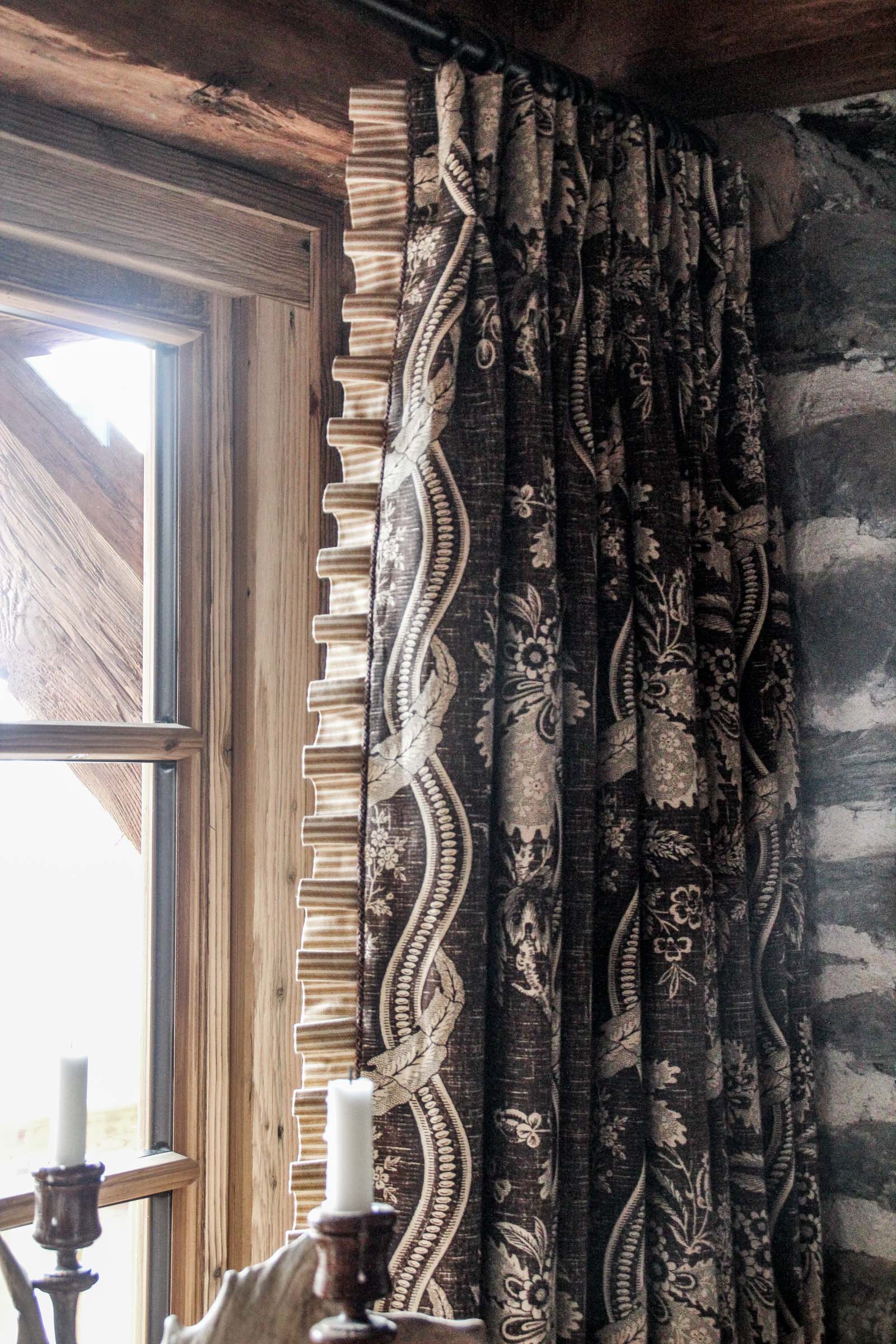 bespoke curtains in val disere